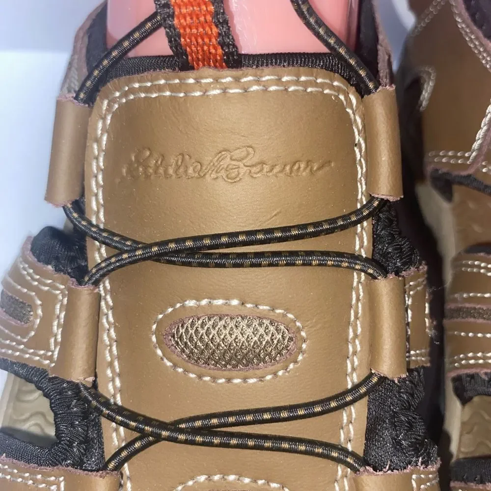 Eddie Bauer Tommy Leather Hiking Fisherman Closed Sandals Shoes Men's Size 9M